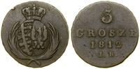 Polska, 3 grosze (trojak), 1812 IB