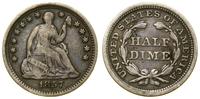 Stany Zjednoczone Ameryki (USA), 1/2 dime, 1857