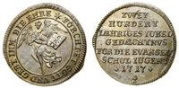 Niemcy, odbitka w srebrze dukata, 1717