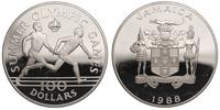 100 dolarów 1988, Letnia Olimpiada, srebro 135.9