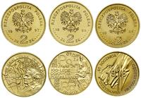 Polska, zestaw 3 x 2 złote