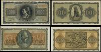 Grecja, zestaw 4 banknotów, 1942–1943
