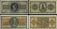 Grecja, zestaw 4 banknotów, 1942–1943