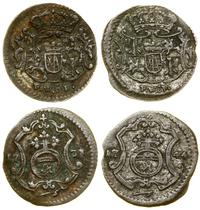 Polska, zestaw 2 halerzy, 1733 FWôF i 1744 FWôF