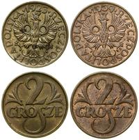 Polska, zestaw: 2 x 2 grosze, 1923 i 1939