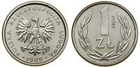 Polska, 1 złoty, 1989