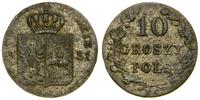 Polska, 10 groszy, 1831 KG