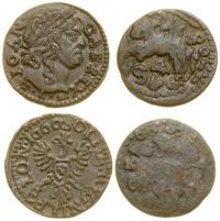 Polska, zestaw 2 x szeląg miedziany