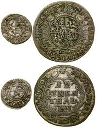 Polska, zestaw 2 monet, 1658–1703