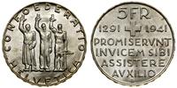Szwajcaria, 5 franków, 1941 B