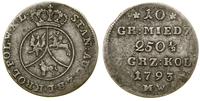 Polska, 10 groszy miedzianych, 1793 MW