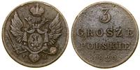 Polska, 3 grosze polskie (trojak), 1829 FH