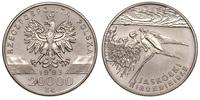 20.000 złotych 1993, Jaskółki, delikatna patyna,