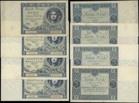 Polska, zestaw: 4 x 5 złotych, 2.01.1930