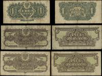 Polska, zestaw 6 banknotów, 1944