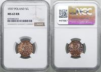 Polska, 5 groszy, 1937