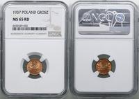 Polska, 1 grosz, 1937