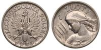 1 złoty 1925, Londyn, Kobieta z Kłosami, Parchim