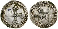 Francja, 1/4 ecu, 1587 9