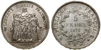 Francja, 5 franków, 1876 A