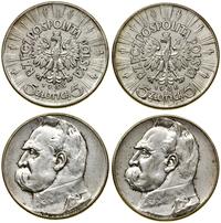 Polska, zestaw: 2 x 5 złotych, 1935, 1936