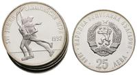 5 x 25 lewa, srebro lokacyjne w postaci monet, s