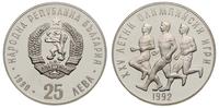 25 lewa 1992, srebro lokacyjne w postaci monet, 