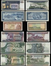 Kambodża, zestaw 6 banknotów, 1962–1975