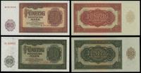 Niemcy, zestaw: 2 x 50 marek, 1948 i 1955