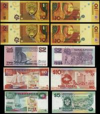 Singapur, zestaw 5 banknotów