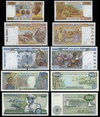 zestaw różnych banknotów, zestaw 5 banknotów, 1985–2022