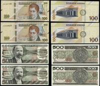 zestaw różnych banknotów, zestaw 4 banknotów, 1984–2024