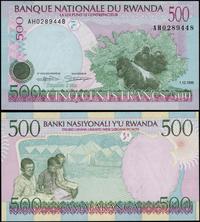 Rwanda, 500 franków, 1.12.1998