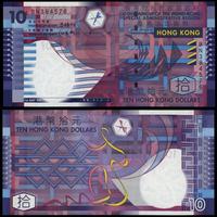 Hong Kong, 10 dolarów, 1.07.2002
