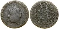 Polska, trojak z miedzi krajowej, 1792 WM
