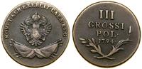 Polska, trojak, 1794