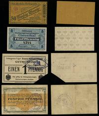 Niemcy, zestaw 4 różnych banknotów obozowych