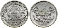 Polska, 2 złote, 1958