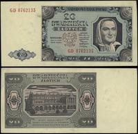 Polska, 20 złotych, 1.07.1948