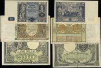 Polska, zestaw 3 banknotów, 1919–1936
