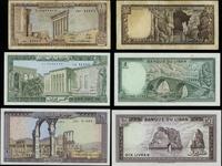 Liban, zestaw 6 banknotów, lata 80' XX wieku