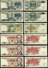 Polska, zestaw 6 banknotów, 1982–1988