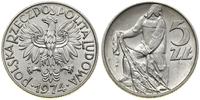 Polska, 5 złotych, 1974