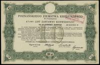 Polska, zestaw: 4% list zastawny konwersyjny na 10 i 100 złotych, 1.07.1925