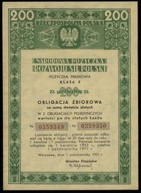 Polska, zestaw 4 papierów wartościowych, 1924–1951