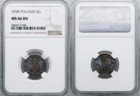 Polska, 5 groszy, 1938