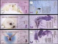 tereny Arktyki, zestaw 14 banknotów
