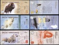 tereny Arktyki, zestaw 14 banknotów