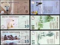 tereny Arktyki, zestaw 14 banknotów