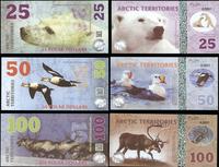 tereny Arktyki, zestaw 14 banknotów